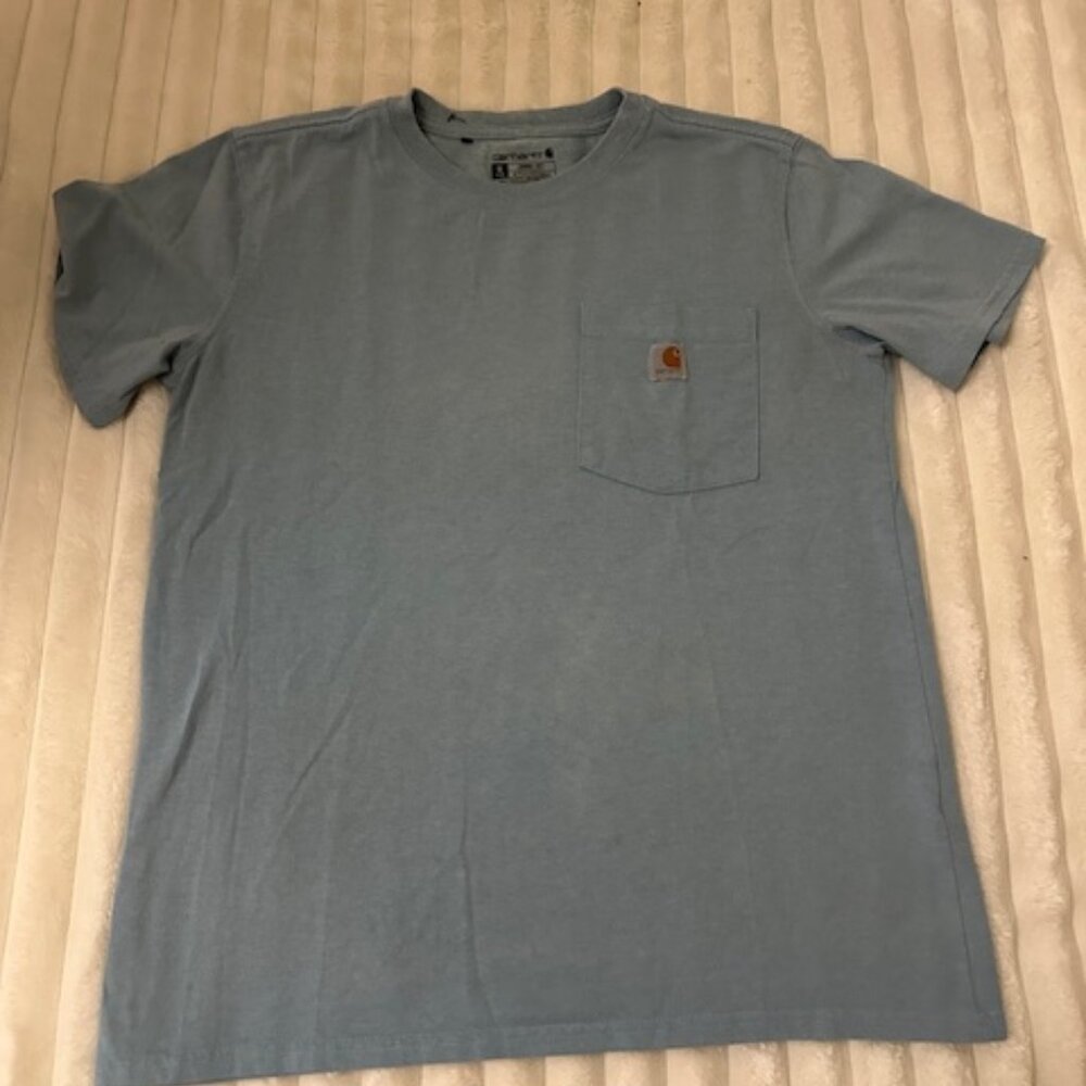 Carhartt light blue womens shirt